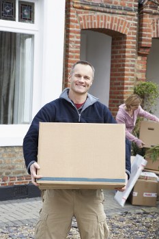 Packed moving truck supporting Battersea removals