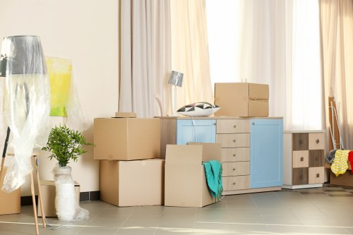 Office relocation team planning a move in Battersea