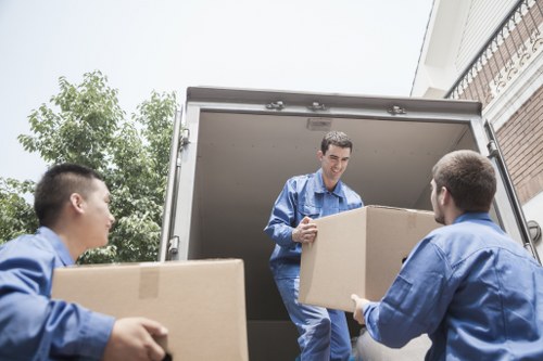 Local removals team planning access and parking in Battersea