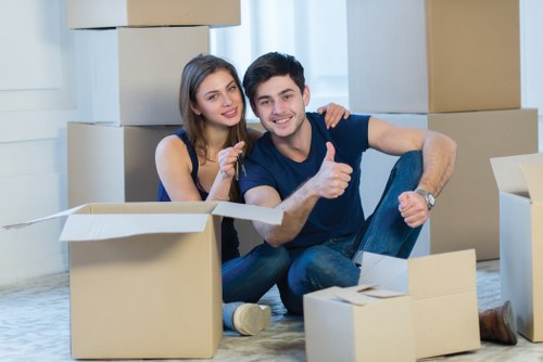 Professional removals van service for Battersea flats