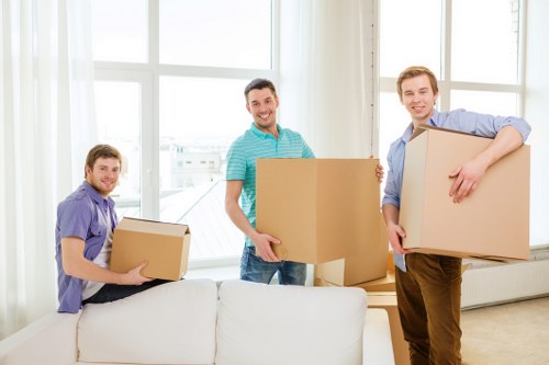 Moving van covering nearby Battersea neighbourhoods