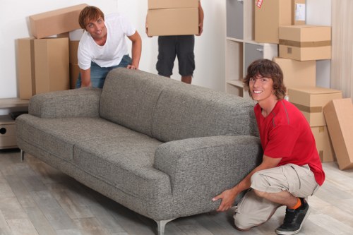 Low-carbon van used for sustainable removals in Battersea