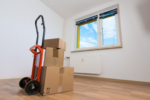 Local man with van handling furniture and boxes
